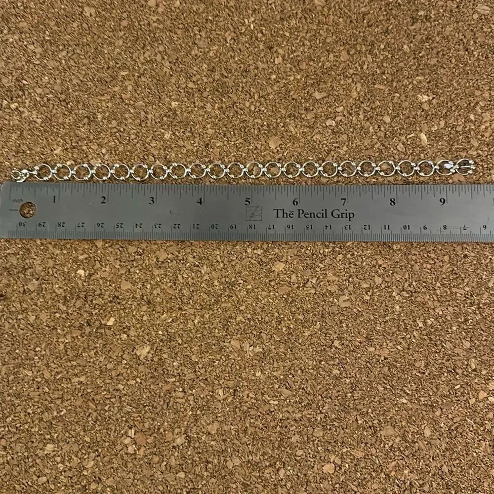 Sterling silver bracelet or anklet